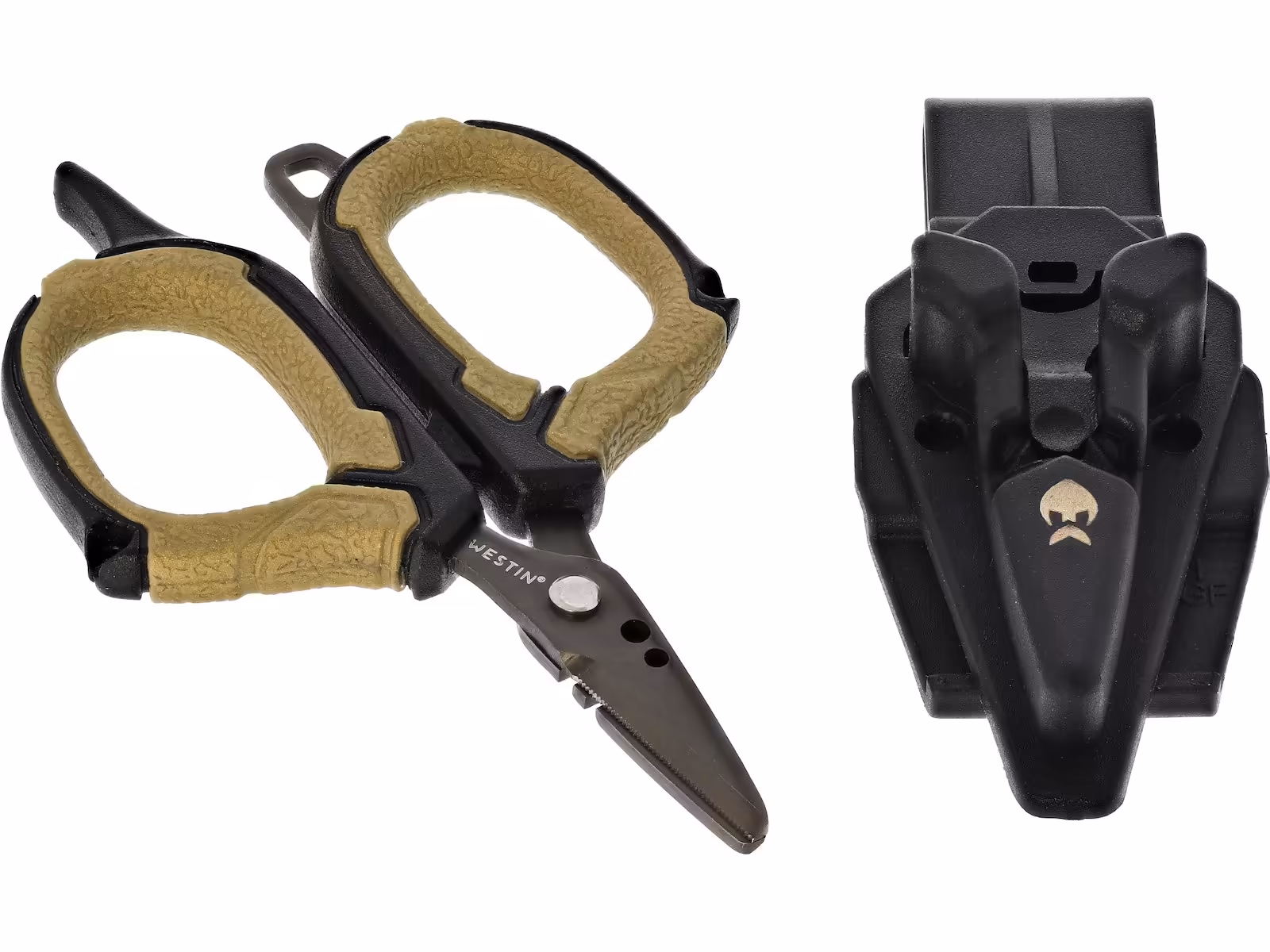 BRAID SCISSORS INCL. SHEATH S 3.5"/8.9CM BLACK SAND