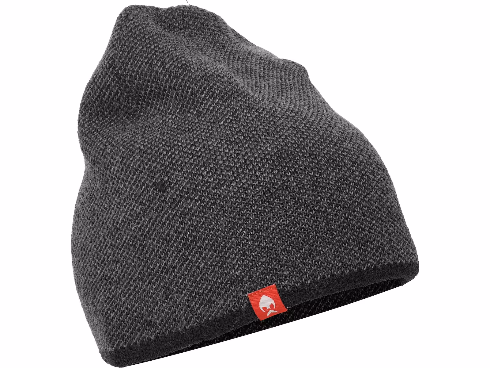 MERINO WOOL BEANIE ONE SIZE CHARCOAL GREY MELANGE