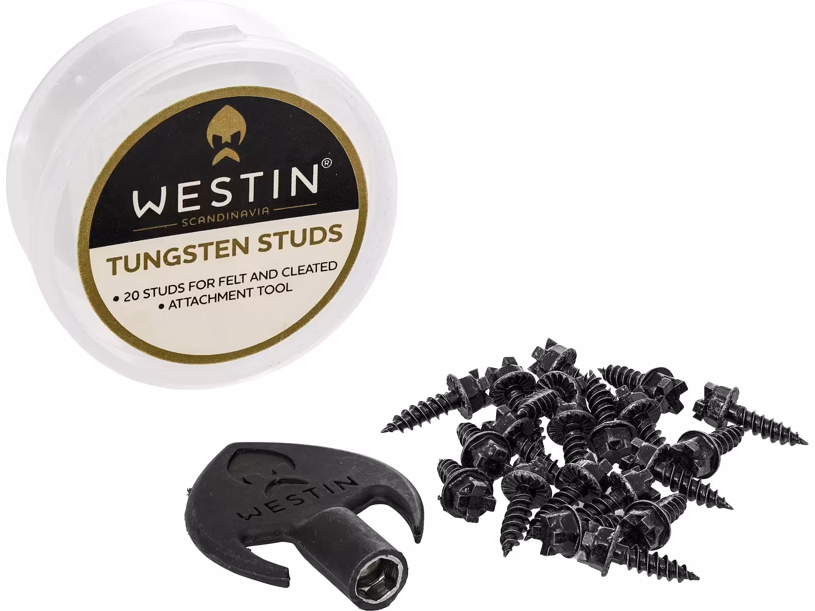 WESTIN TUNGSTEN STUDS AND TOOL BOX W. 20PCS