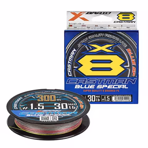 Ygk X-Braid Castman Blue Special X8 300 M