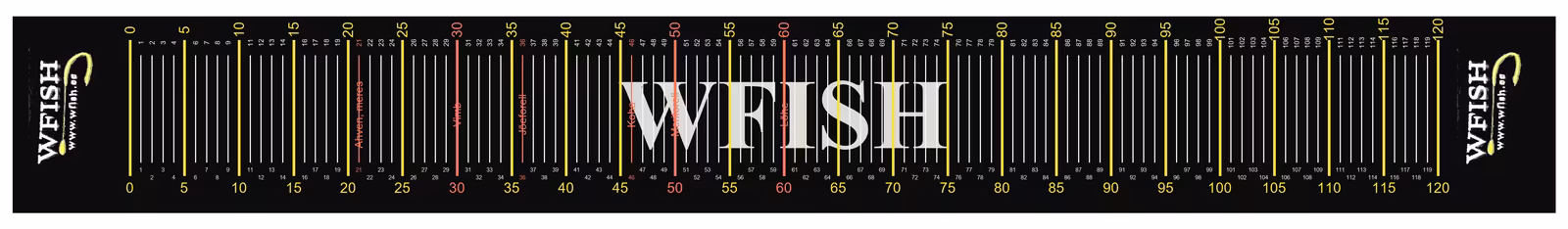Boat measuring tape sticker