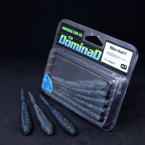 Dominad Riber Shad 4" - 8pcs