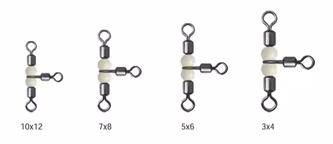 Mistrall Triple Rolling Swivel 10pc 