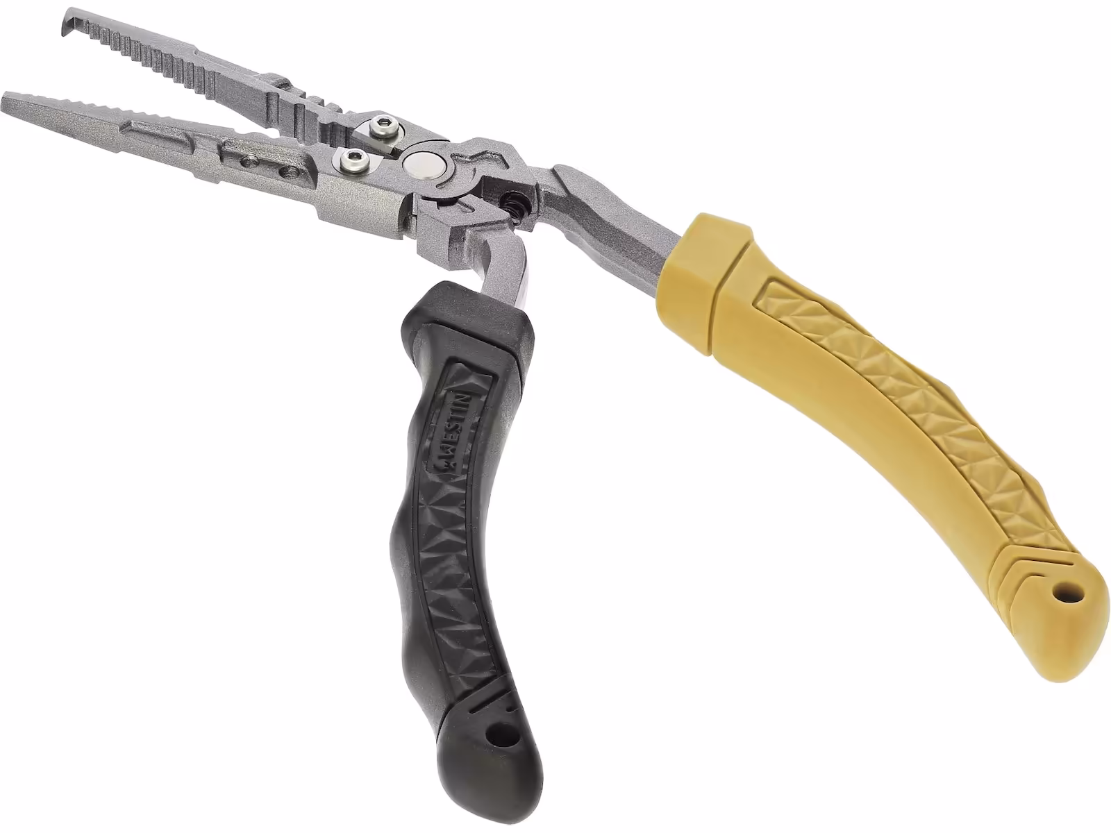 PISTOL SPLIT RING PLIERS (INCL.SPARE BLADES) L 7.5"/19CM BLACK SAND