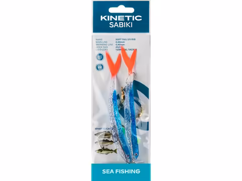 Kinetic Sabiki Soft Tail Uv