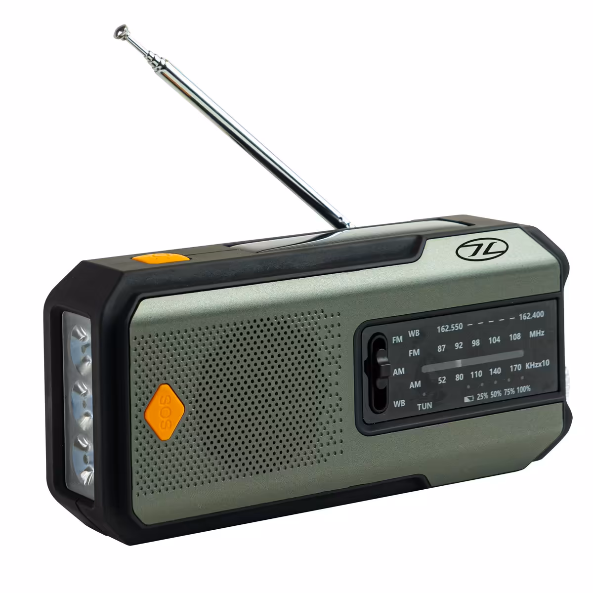 Highlander MA-102 hädaabiraadio, oliivroheline
