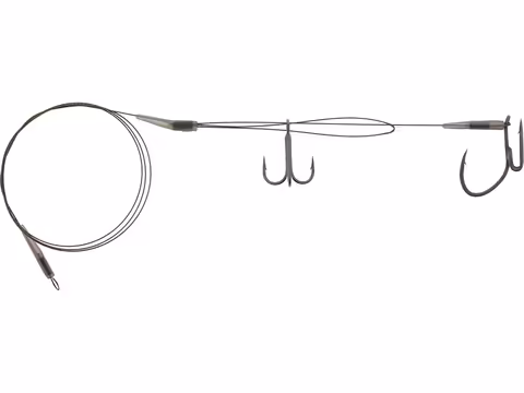 Long-Cast Rig Single Hook M 1x7 65cm 14kg/30lbs #4+#1/0 1pc