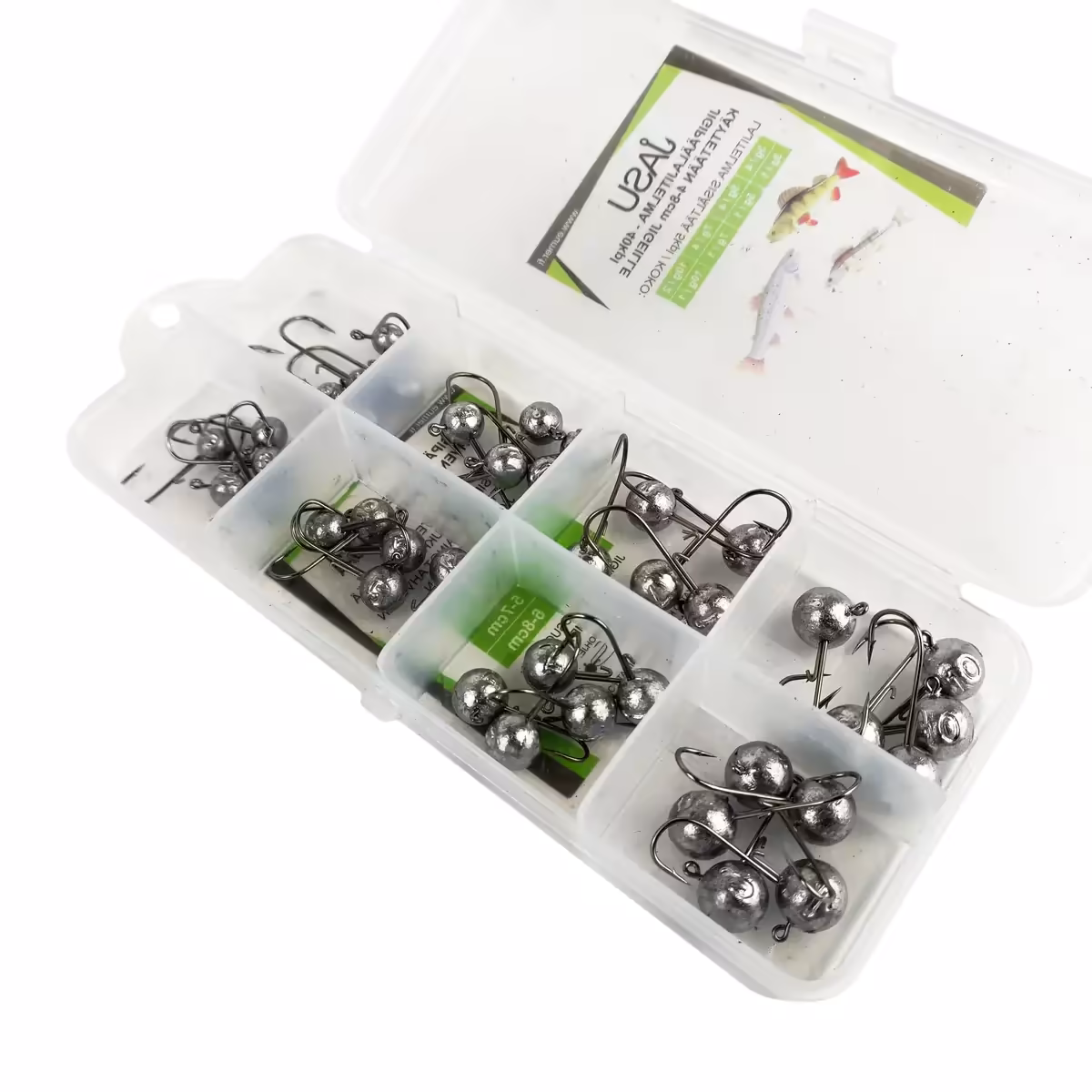 Jasu Jig Head Kit Perch 40 pcs