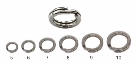Mistrall Splitring Strong 10pcs