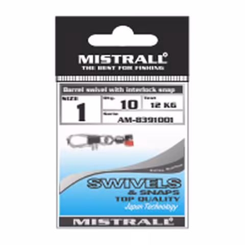 Mistrall Carabiner With Movable Swivel