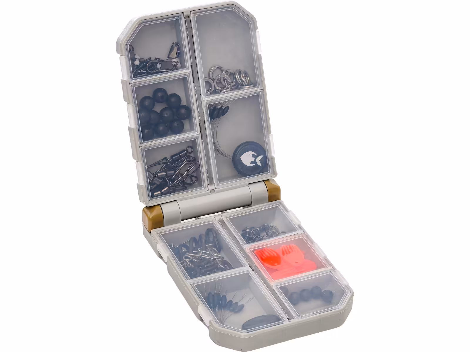 RIGGING BOX DEADBAIT ACCESSORIES UP TO 39KG BLACK NICKEL 119PCS