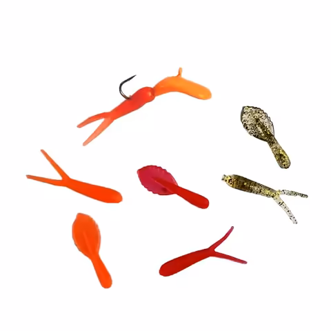 Jasu Jigimorri 5mm orange + Spare Tails