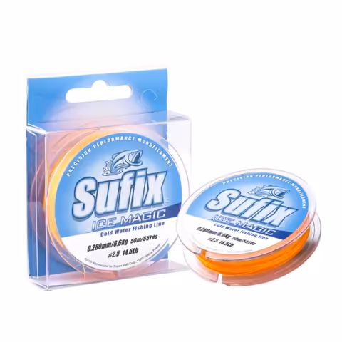 Sufix Ice Magic Neon Yellow/Orange 50m