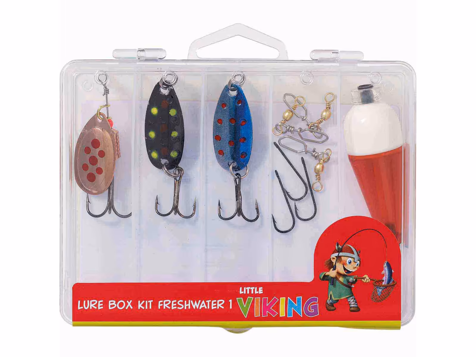 KINETIC LITTLE VIKING LURE BOX KIT FRESHWATER 12PCS