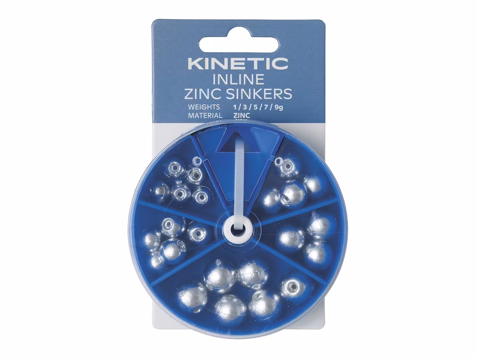 KINETIC INLINE ZINC SINKERS ASSORTMENT ASSORTMENT
