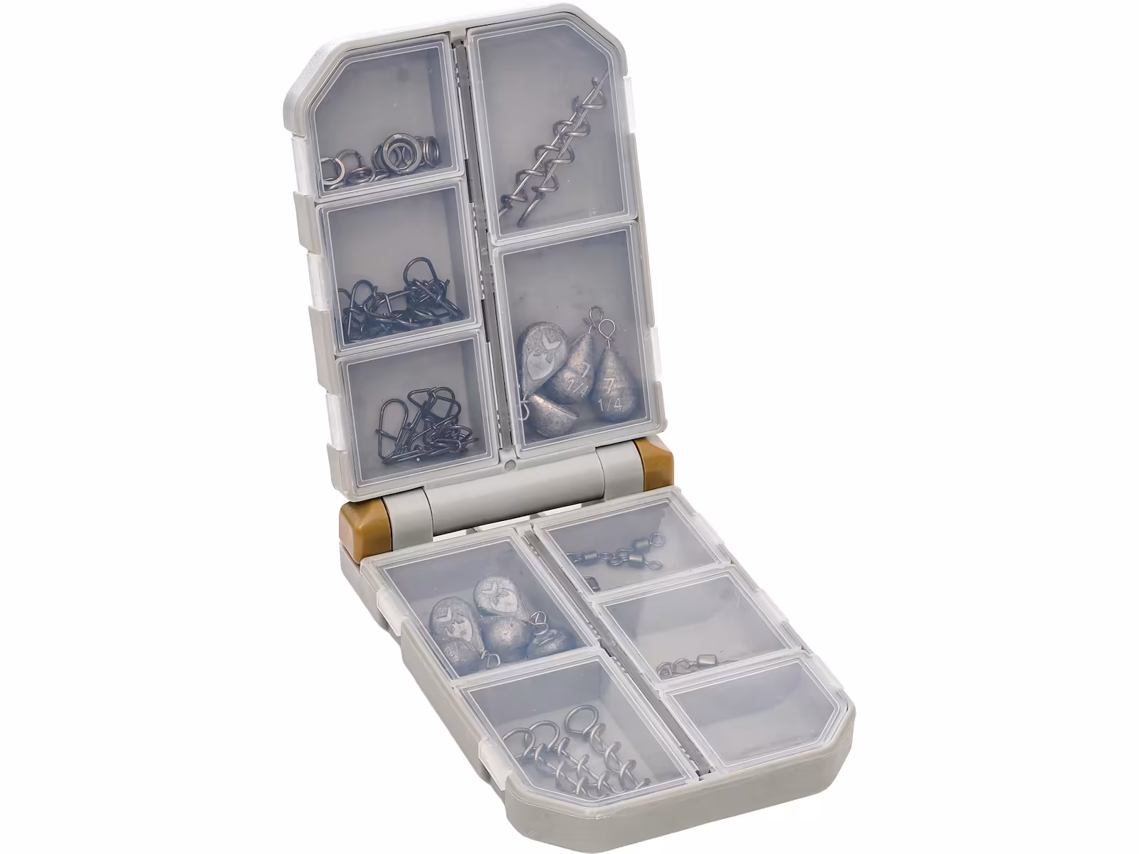 RIGGING BOX RIGS AND LEADERS ACCESSORIES UP TO 39KG BLACK NICKEL 65PCS