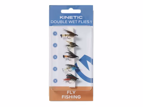 Kinetic Wet Flies Dubble Hook-1 5pcs