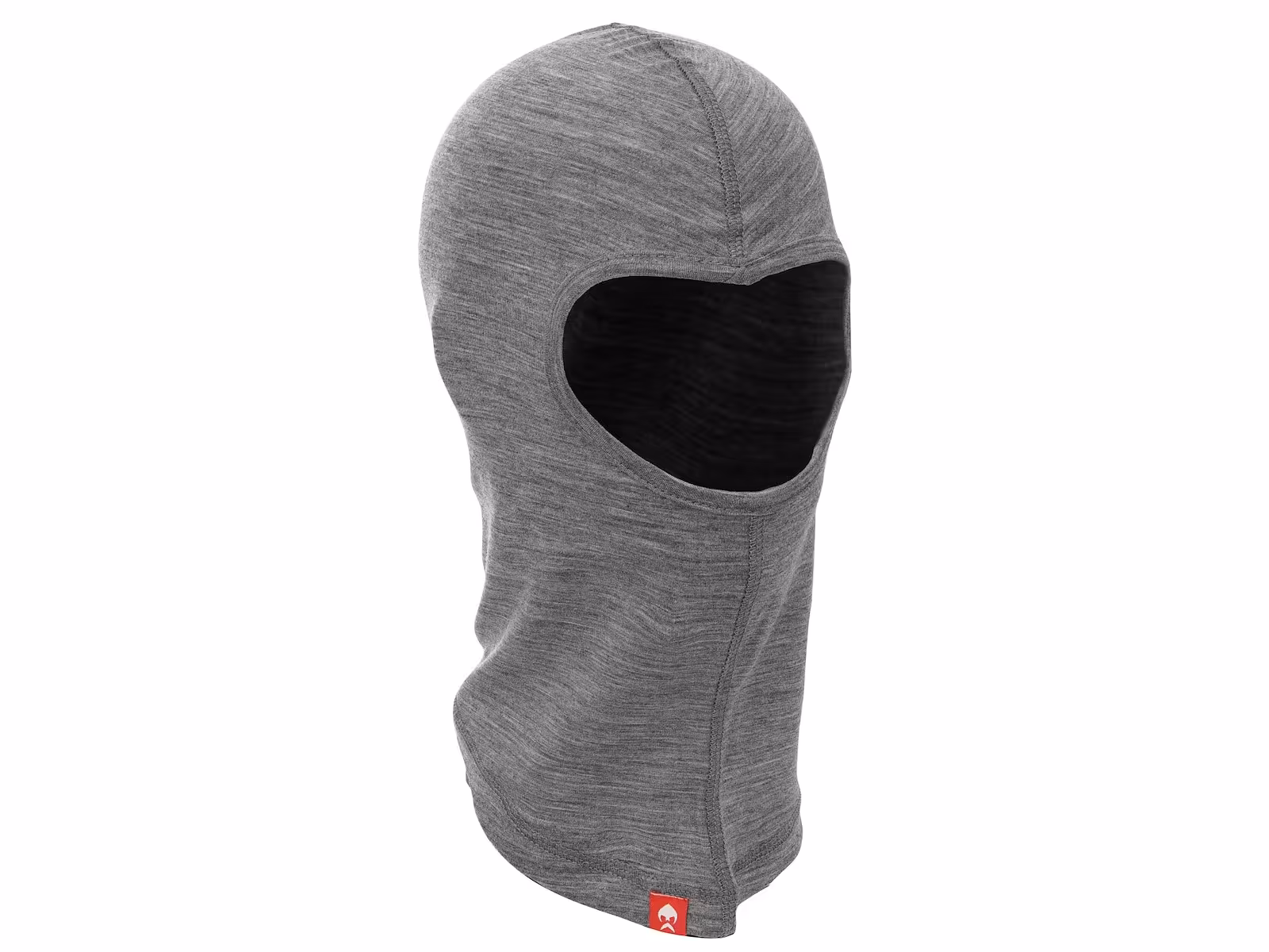 MERINO WOOL BALACLAVA ONE SIZE CHARCOAL GREY MELANGE