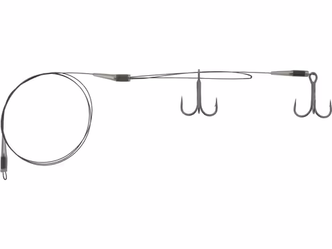 Long-Cast Rig Semi Barbed M 1x7 65cm 14kg/30lbs