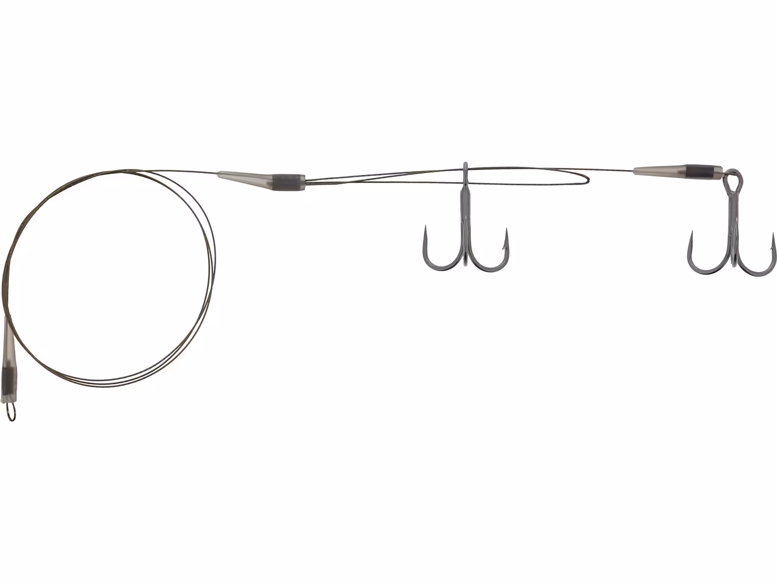 LONG-CAST RIG SEMI BARBED M 1X7 65CM 14KG/30LBS