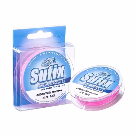 Sufix Ice Magic Neon White/Pink 50m